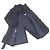 Autre Marque Cappotto doppiopetto in lana e cotone gommato Mackintosh Blu Blu navy - vista 3