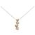 Autre Marque Collana in Au750 e Diamanti Rosa