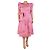 Isabel Marant Robe midi froncée à fleurs violettes - taille UK 14