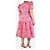 Isabel Marant Robe midi froncée à fleurs violettes - taille UK 14 - vue 2
