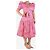 Isabel Marant Robe midi froncée à fleurs violettes - taille UK 14 - vue 3