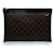 Louis Vuitton Brown Monogram Macassar Discovery Pochette GM Pony-style calfskin Cloth  ref.2481122