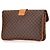 Céline Clutch de lona recubierta Macadam marrón Celine Castaño - vista 2