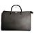 Borsa Burberry GM in pelle nera e tela check Marrone Nero