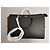 Borsa Burberry GM in pelle nera e tela check Marrone Nero - vista 11