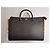 Borsa Burberry GM in pelle nera e tela check Marrone Nero - vista 7
