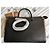 Borsa Burberry GM in pelle nera e tela check Marrone Nero - vista 9