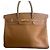 Hermès Birkin 40 Handtasche aus Leder Camel Kamel