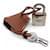 Hermès NEW ZIPPER WITH BELL HERMES BIRKIN HIGH WITH STRAP GRAINED LEATHER GM LOCK Brown  - view 2
