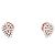 ORECCHINI DJULA GRANDI PERLE IN ORO ROSA 18K E DIAMANTI DA 0,34 CTS D'oro