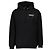Balenciaga - Schwarzer Hoodie mit bedrucktem Logo - Ansicht 2