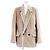 Chaqueta de mohair de algodón Monogram Louis Vuitton 2023AW Beige