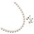 Autre Marque Set di gioielli 2 in 1 in argento bianco K14 con perle