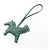 Hermès Rodeo Pegasus Kalb Charm Grün