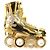 Chanel Brosche Rollschuhe Golden