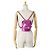 Timeless Chanel Coco Mark Matelassé Lammfell Rucksack Silber Pink - Ansicht 14