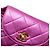 Timeless Chanel Coco Mark Matelassé Lammfell Rucksack Silber Pink - Ansicht 8