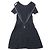 Autre Marque COLECCIÓN FOXEY NEW YORK 34228 Vestido de Mezcla de Algodón Negro - vista 5