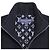 Poncho Monograma de Lana/Seda de Louis Vuitton Negro - vista 15
