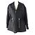 Giacca con cappuccio in seta e poliestere Chanel COCO MarkChain Nero