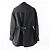 Giacca con cappuccio in seta e poliestere Chanel COCO MarkChain Nero - vista 4