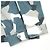 Autre Marque GIACCA CAMOUFLAGE RICCI DOPPIO Giacca in misto cotone Grigio - vista 7
