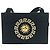 Borsa 2 in 1 in suede Sunburst di Versace Nero