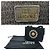 Borsa 2 in 1 in suede Sunburst di Versace Nero - vista 4