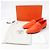 Hermès Mocassini Hermes Constance Chevre Veroa Arancione - vista 2