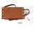 Cinturón billetera Rivet Jil Sander JSMU840162 de cuero Castaño Bronce - vista 2
