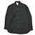 Autre Marque Camisa clásica de chambray Blurhms de algodón Negro