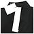 Autre Marque Camisa clásica de chambray Blurhms de algodón Negro - vista 3
