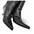 Botas Bourgeoises The Row em Couro Preto - vista 7