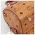 MCM Logogram Vicetos Boston Tasche aus PVC-Leder in Braun und Gold Auth BA4839 Golden - Ansicht 14