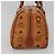MCM Logogram Vicetos Boston Tasche aus PVC-Leder in Braun und Gold Auth BA4839 Golden - Ansicht 4