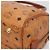 MCM Logogram Vicetos Boston Tasche aus PVC-Leder in Braun und Gold Auth BA4839 Golden - Ansicht 9
