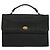 BALLY Borsa a Mano in Pelle Nera e Oro Auth BA4871 Nero D'oro - vista 13