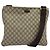 Gucci GG Supreme Schultertasche PVC Beige Gold 201446 Auth ep10294 Golden