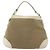 PRADA Schultertasche aus Canvas Beige Silber Authentisch 138851 - Ansicht 2