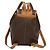 Céline CELINE Macadam Canvas Backpack PVC Leather Brown Gold Auth yk19307 Golden - view 2