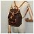 Céline CELINE Macadam Canvas Backpack PVC Leather Brown Gold Auth yk19307 Golden - view 22