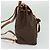 Céline CELINE Macadam Canvas Backpack PVC Leather Brown Gold Auth yk19307 Golden - view 4