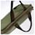 PRADA Borsa a mano in nylon verde argento Auth 139545 - vista 6