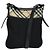 Burberry Bolso de Hombro Nova Check de Nailon Beige Plata Auth BA4461