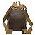Céline CELINE Macadam Canvas Backpack PVC Leather Brown Gold Auth hk2918 Golden - view 2
