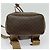 Céline CELINE Macadam Canvas Backpack PVC Leather Brown Gold Auth hk2918 Golden - view 5