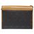 Borsa a spalla in tela a nido d'ape PVC nera e dorata Auth BA4862 Christian Dior Nero D'oro - vista 2