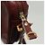 Cartier Borsa a spalla Must Line in pelle bordeaux e oro Auth bs28999 D'oro Bordò - vista 10