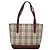Borsa Tote Nova Check Burberry Canvas Beige Oro Auth BA5105 D'oro - vista 2