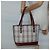 Borsa Tote Nova Check Burberry Canvas Beige Oro Auth BA5105 D'oro - vista 24